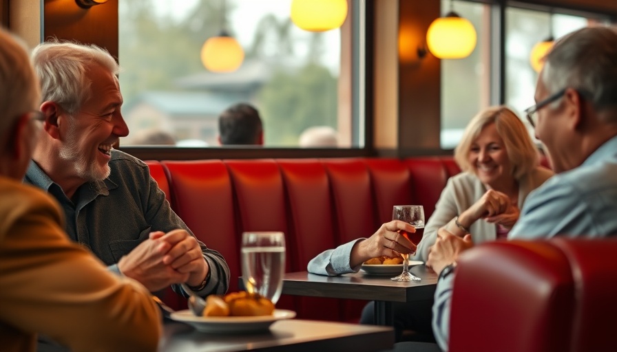 Dining scene at Nick's Steakhouse and Pizza, elderly man enjoying meal.