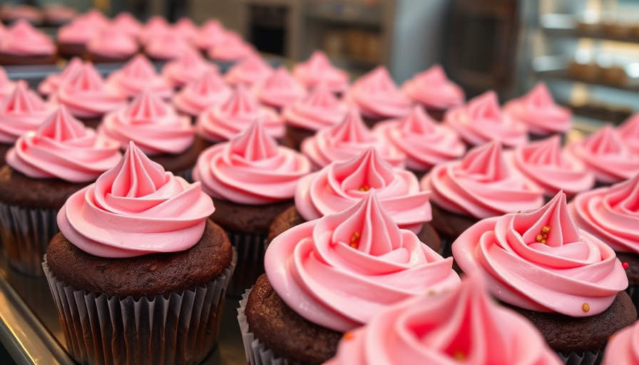 Crave Cupcakes opens in Hillhurst, featuring chocolate cupcakes with pink frosting.