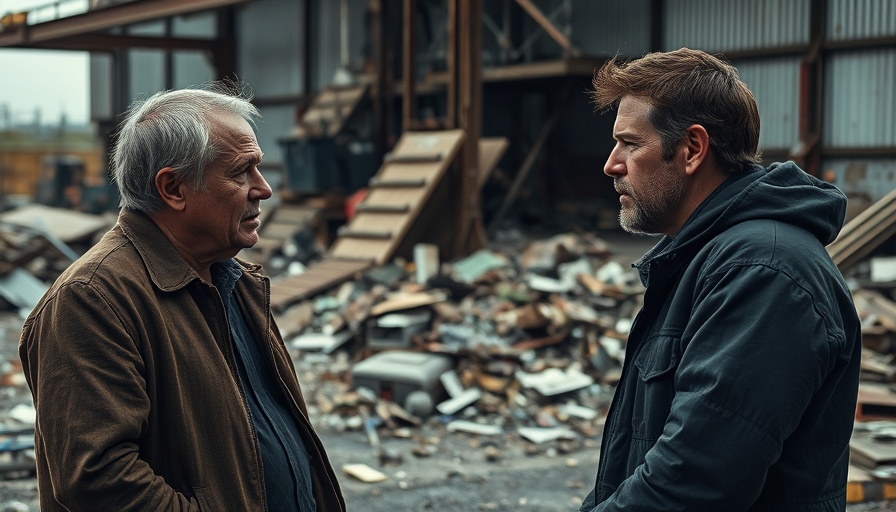 Zelenskyy in outdoor interview amidst debris, discussing geopolitics.