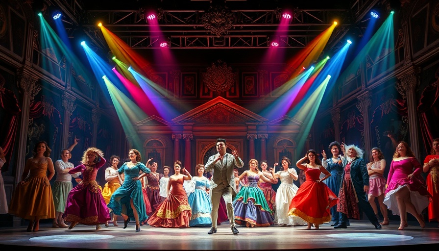 Dynamic stage scene from Mirvish Theatres 2025/2026 Season Shows.