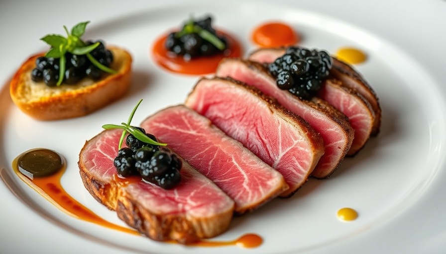 Exquisite tasting menu dish in Calgary 2025.