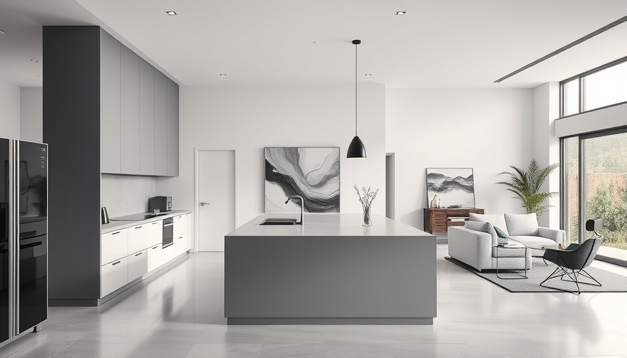 Modern kitchen interior with sleek design, Alberta Cancer Foundation Lottery.