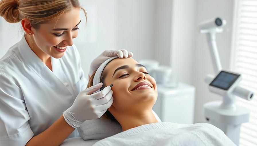 Microneedling Deals in Calgary: Aesthetician treating client in spa.