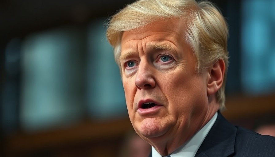 Politician in formal setting discussing funding threats.