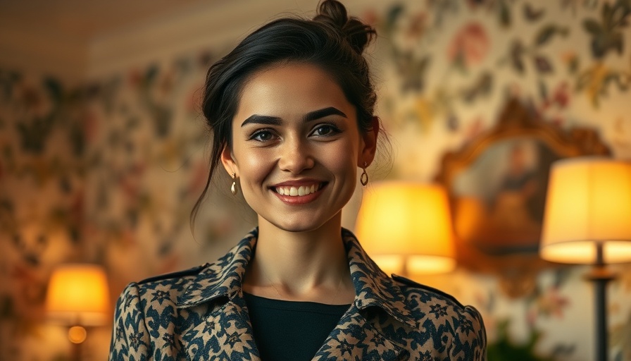 Fashionable young woman smiling indoors, Sean Diddy Combs sentencing