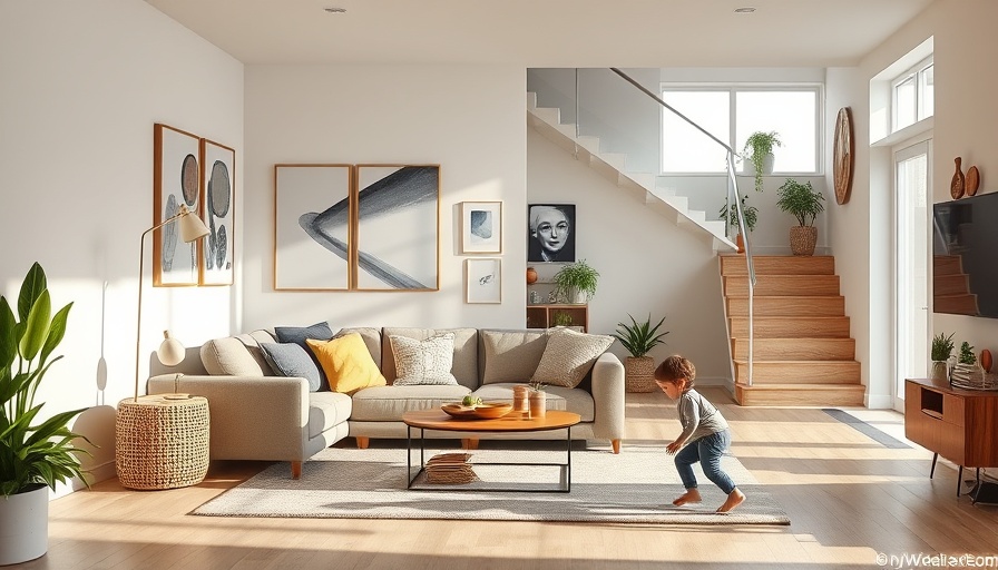 Cozy living room during Amazon Prime Big Deal Days 2025, child exploring.