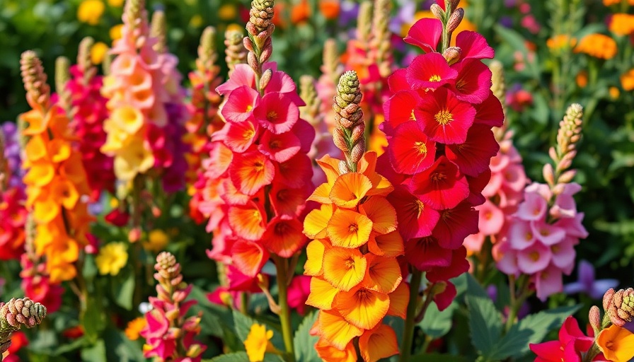 Stunning snapdragon varieties in vibrant garden hues.