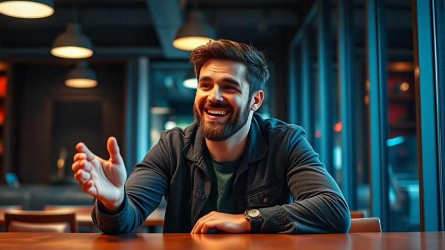 Young man explaining how to sell pressure washing service