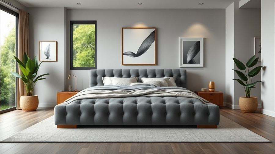 Luxurious modern bedroom showcasing temperature differences in home rooms.