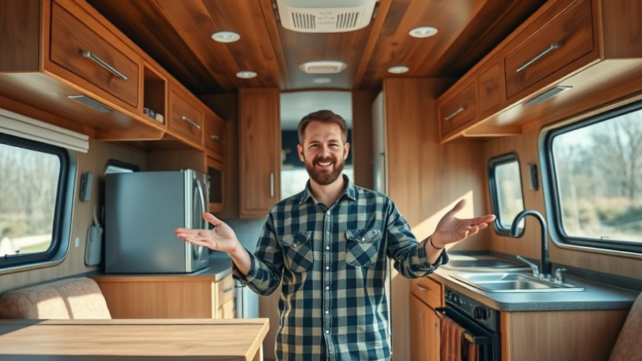 Lithium power system for camping in retro camper