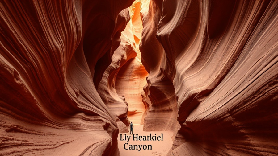 Amazing Canyons: Stunning red sandstone walls feature dramatic textures, Arizona.