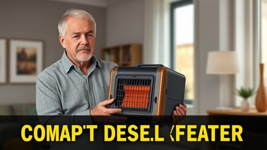 Showing Boug RV portable diesel heater demonstration.