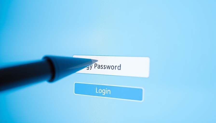 Login screen with password field and cursor, Password Policy.