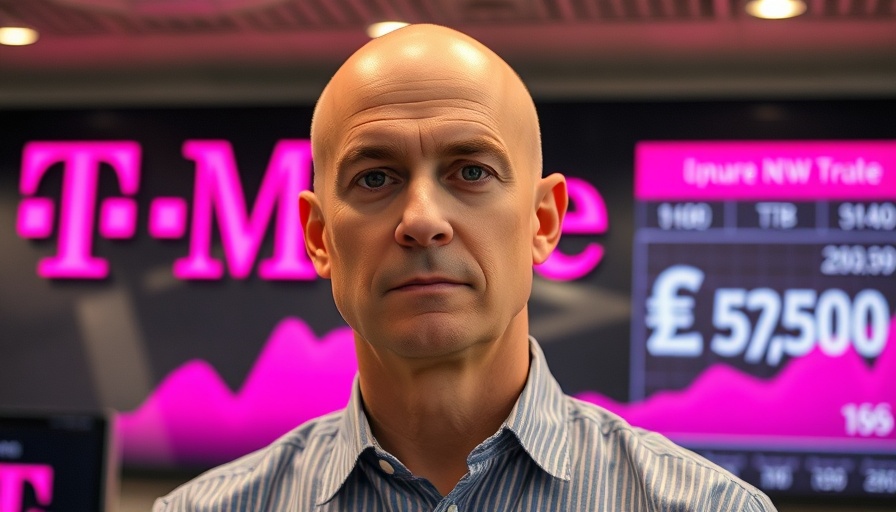 T-Mobile increasing prices on legacy smartphone plans backdrop with a presenter.