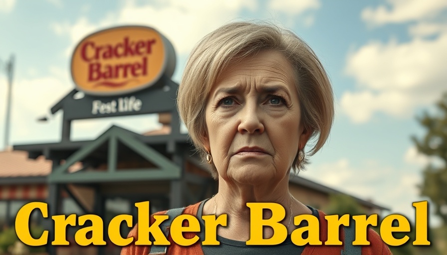 Cracker Barrel RV parking ban news with concerned woman.