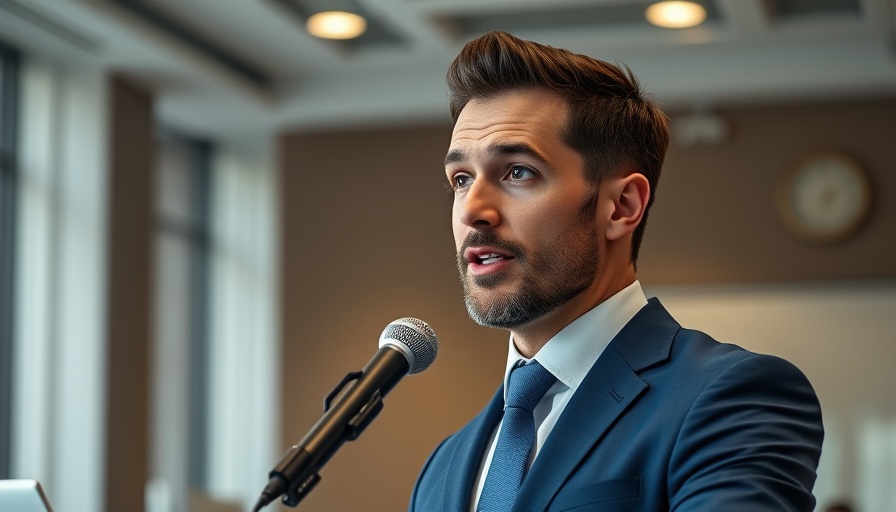 Confident man discussing extended reduced tax rates in an office.