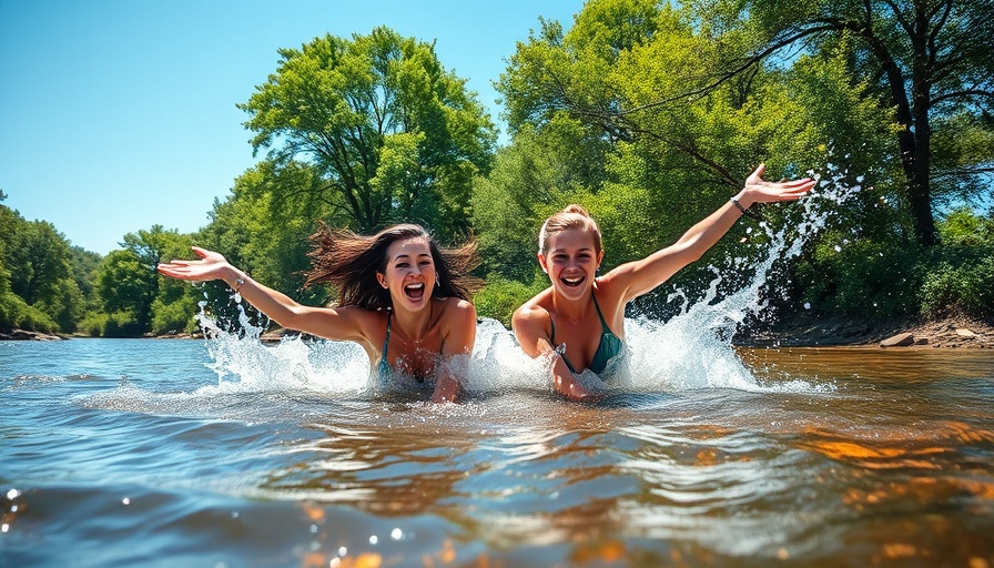 Creek days over everything else, enjoying a sunny creek swim.