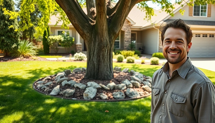 Front yard transformation tips with a rock garden and greenery.