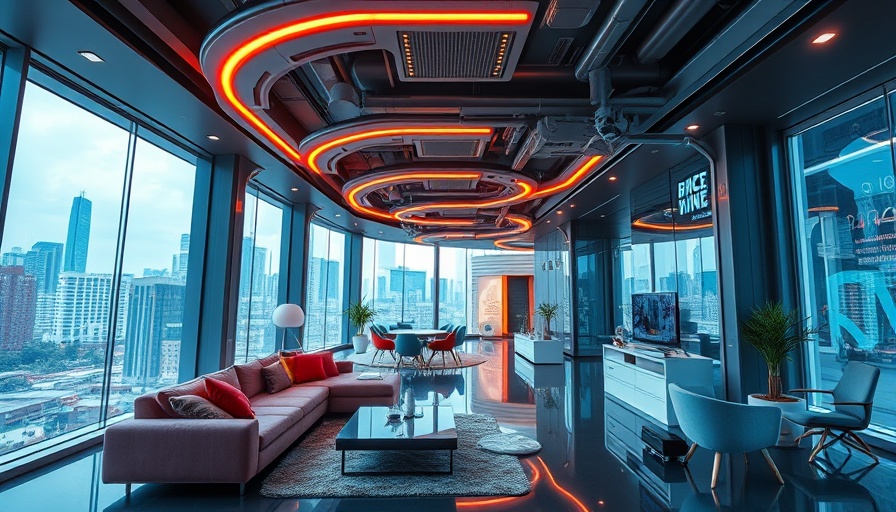 Futuristic apartment showing renter expectations in 2025.