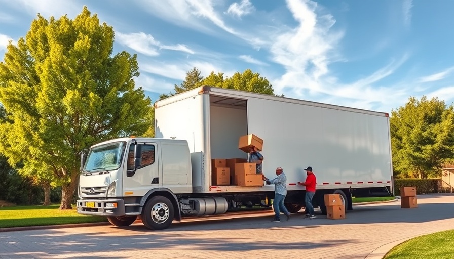 Long-distance movers loading a truck in Chicago