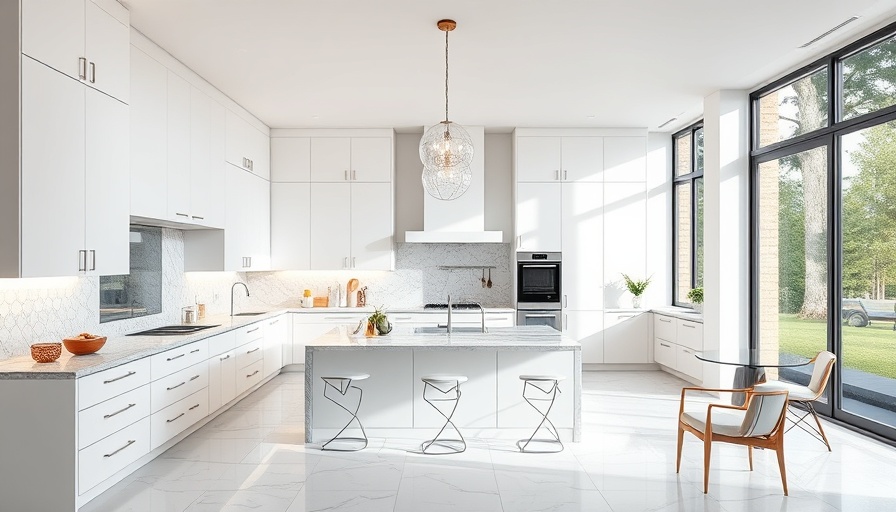 Modern kitchen remodel by contractor in Herndon VA.