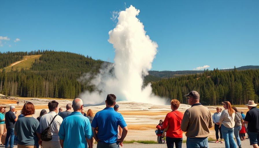 Yellowstone Rangers Challenges: Old Faithful eruption at Yellowstone.
