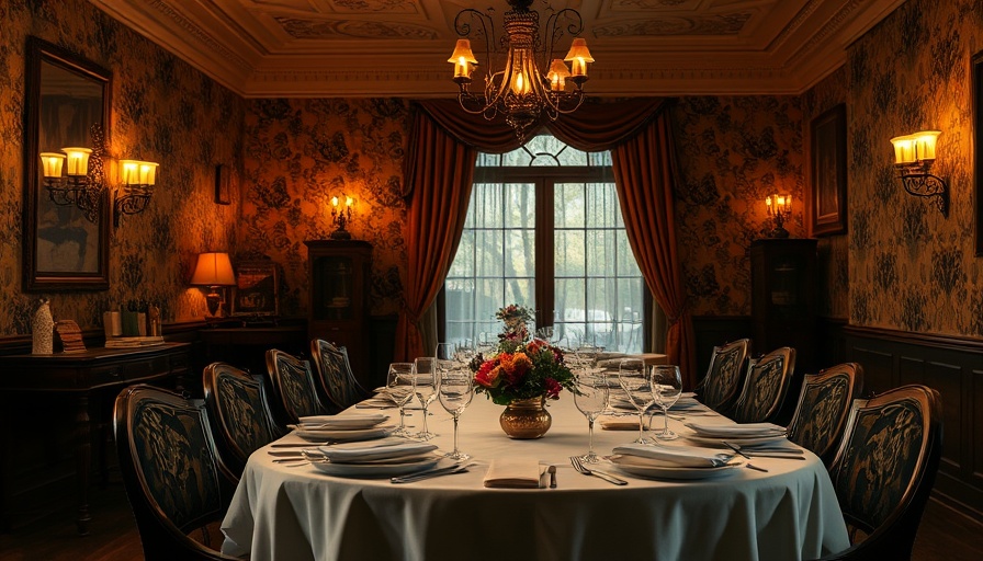 Cozy dining room with elegant table setting and vintage decor, highlighting Cozy Home Design Tips.