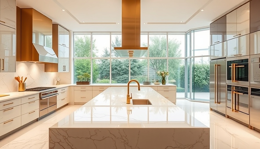 Modern kitchen design showcasing the golden rule in kitchen design.