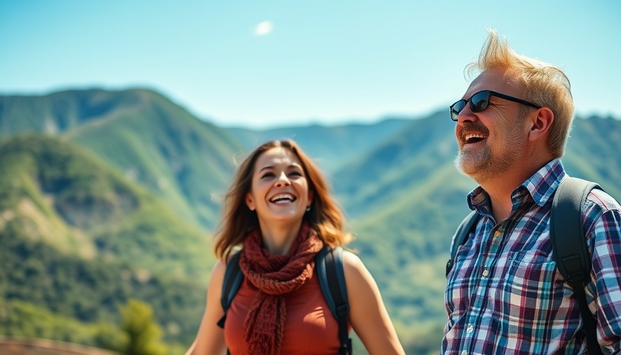 Adults enjoying Rocky Mountain view, perfect for all ages.