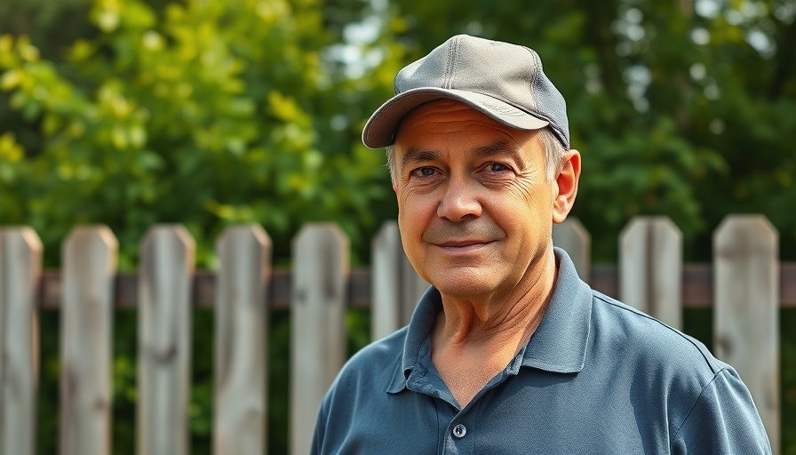 Pressure washing business tips with man standing confidently in front of a fence.