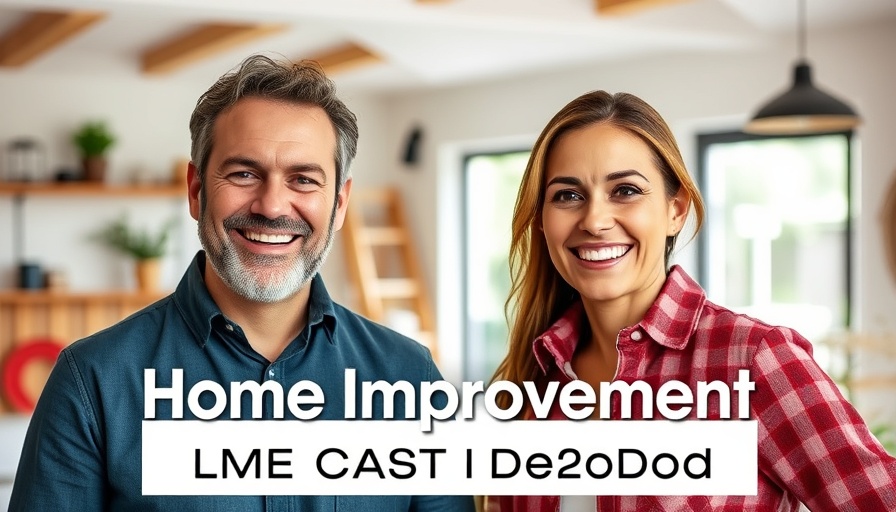 Podcast promotion for Home Projects with the Best ROI featuring hosts.