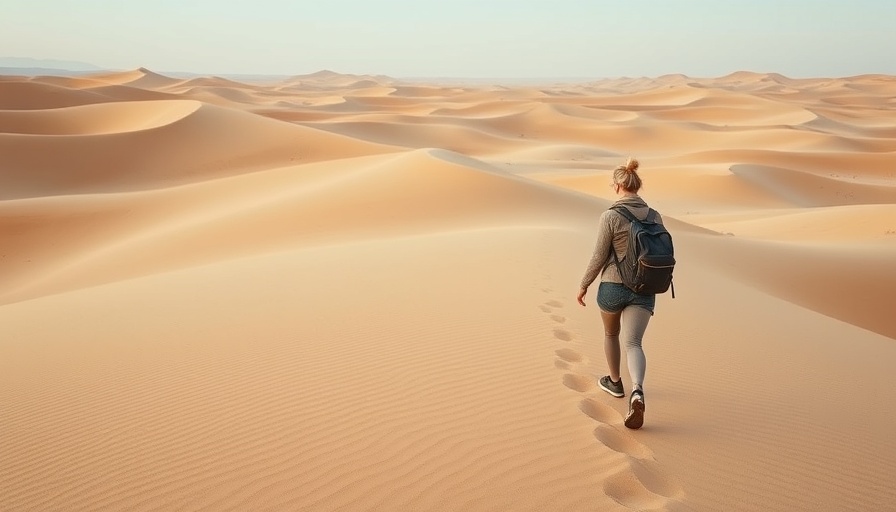 Woman trekking in Great Sand Dunes National Park Adventures