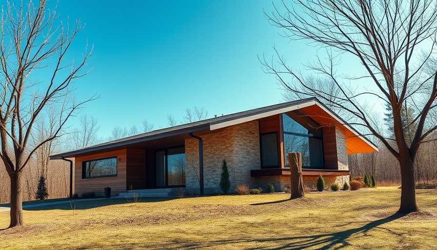 Contemporary home with accessible design features.