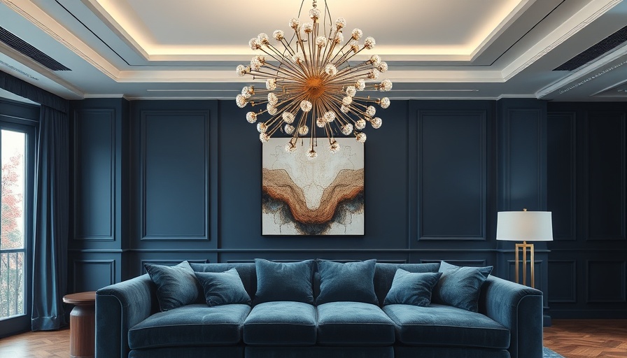 Choose a Chandelier that transforms your living room with modern elegance.