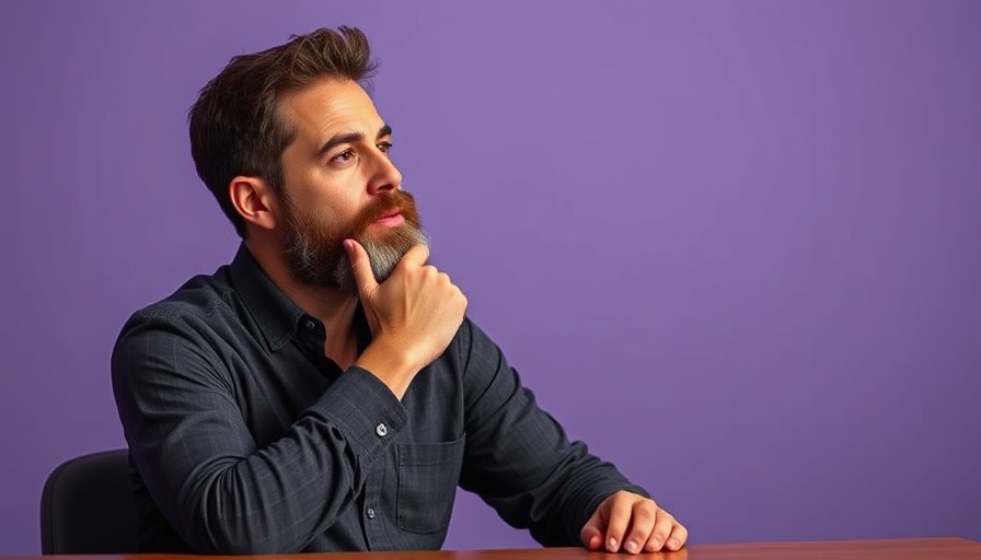 Man thinking at desk, discussing pressure washing business tips.
