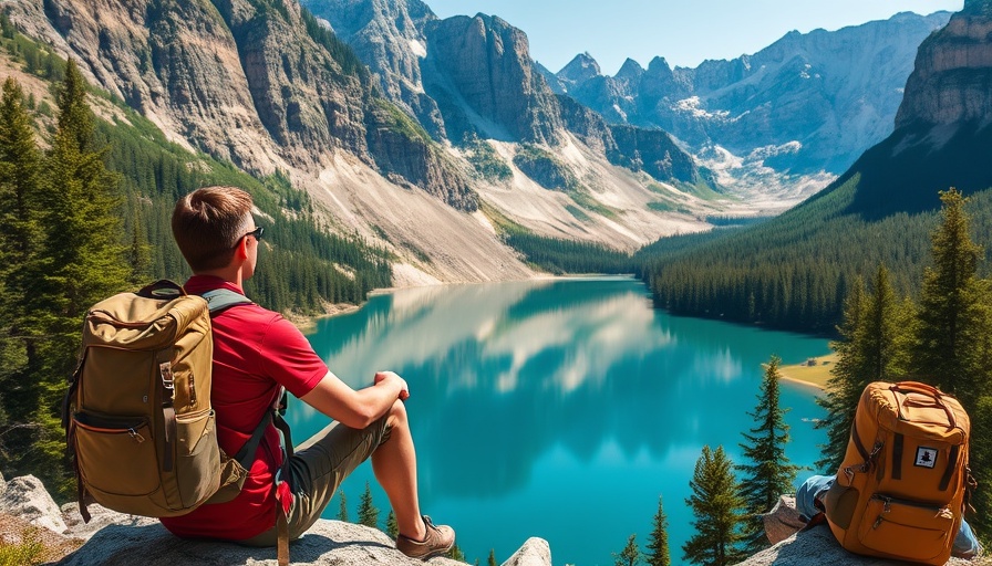 Scenic mountain lake view on hardest hike in Idaho.