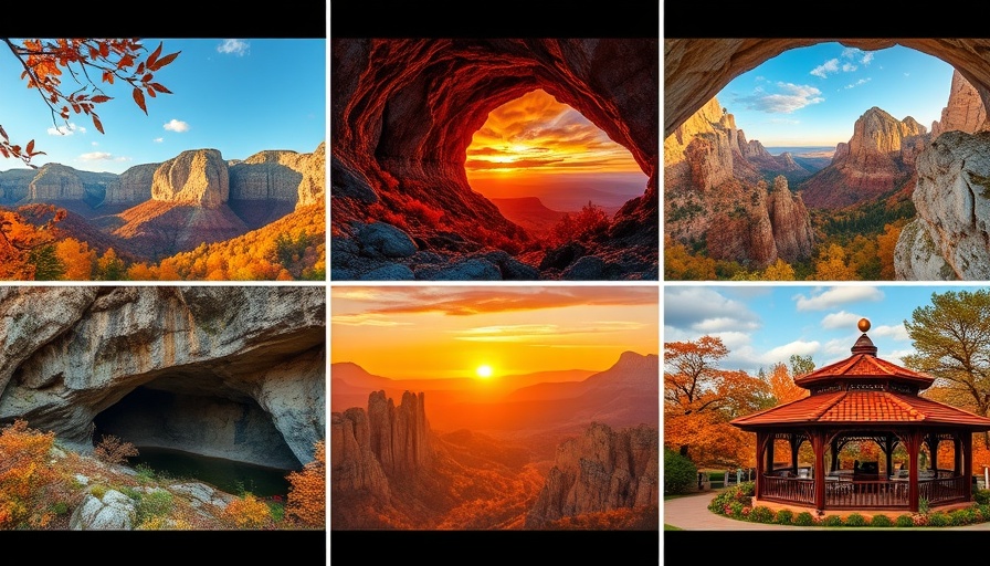 Stunning collage showcasing best national parks to visit in October.