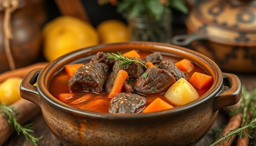 Classic beef stew recipe, hearty and comforting.