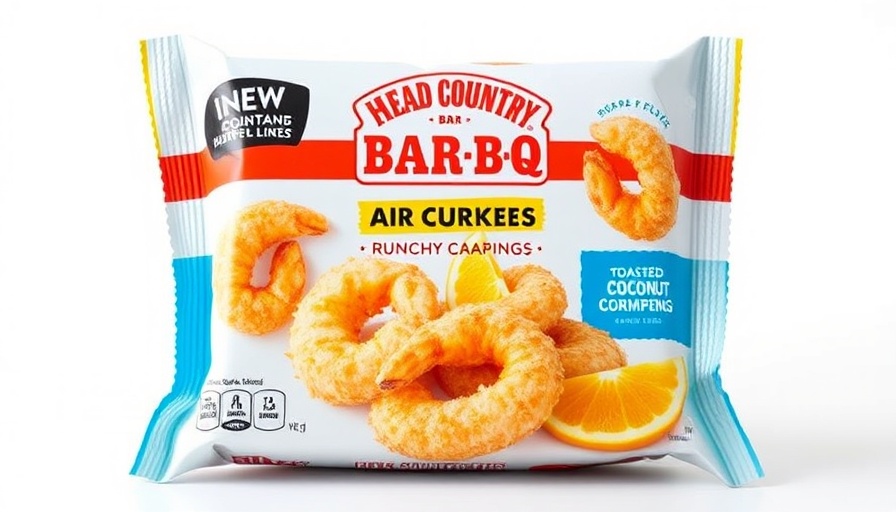 Nashville Hot Shrimp crunchy coating package with shrimp and oranges.