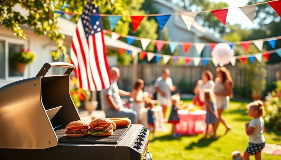 Feeding a Crowd on July 4th with festive backyard celebration.