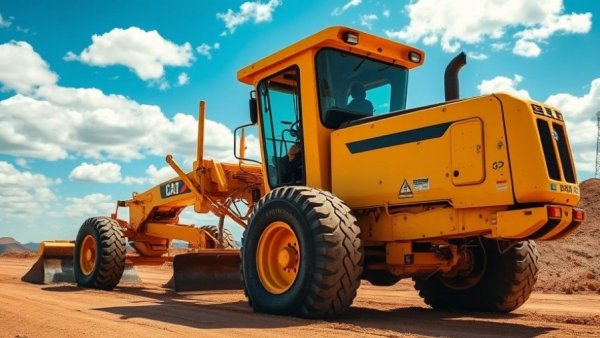 NEPA permitting reform construction grader working on a road.