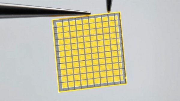 Inverted perovskite solar cells efficiency design close-up.