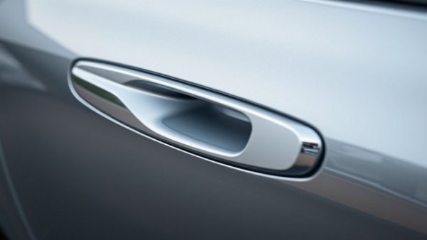 Sleek EV door handle design for SAFE Exit Act compliance.