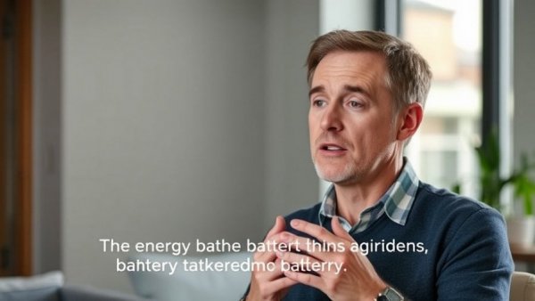 Person discussing Xcel Colorado Battery Incentive indoor setting.