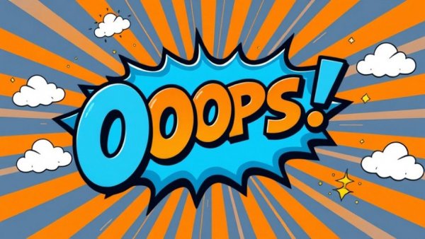 Retro comic-style pop art with 'Oops!' text for Texas business electricity mistakes.