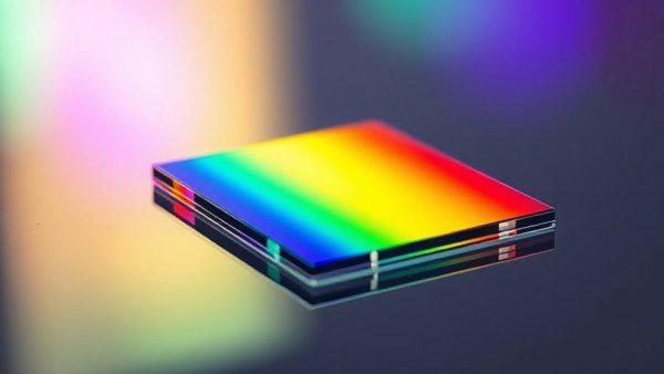 Colorful reflection on all perovskite tandem solar cell efficiency.