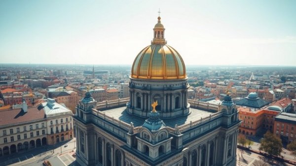 Historic building in cityscape representing impact on energy bills at risk.