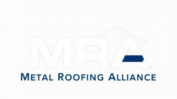 Metal Roofing Alliance logo with abstract roof design.