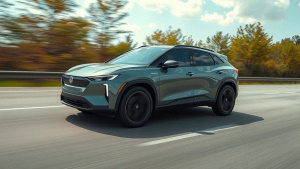 Level 3 autonomy SUV driving on highway