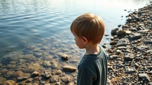 WRAP 2.0 National Water Reuse Action Plan with child by lake.